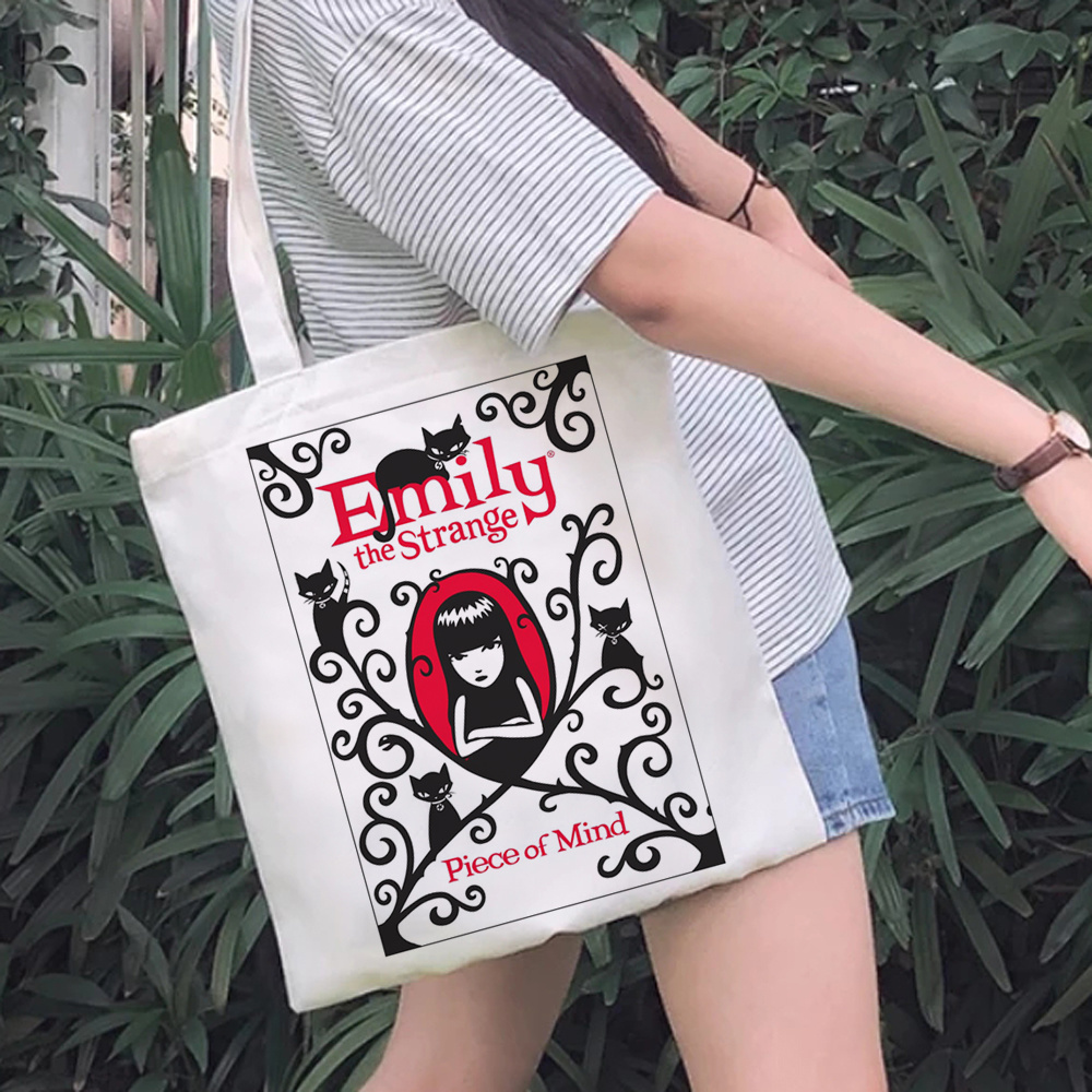 Women Bags Jute - Emily garip alışveriş çantası shopper jüt