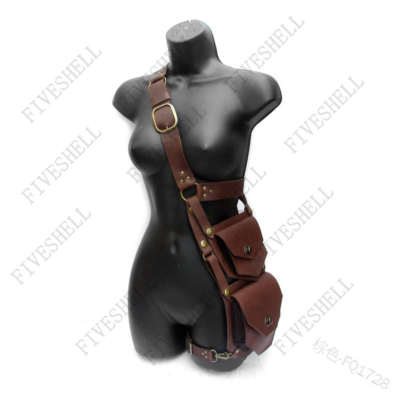 Women Bags Europe - Ortaçağ Rönesans Bel PU Kemer Bel