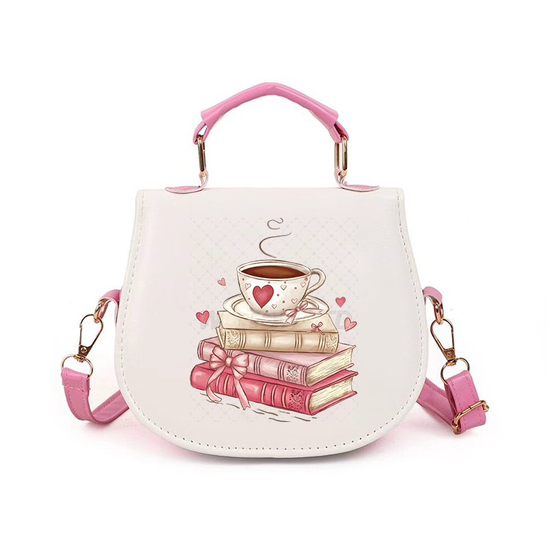 Women'S Xoxo Bags - Y2K Kahve ve Kitaplar Kadın Crossbody