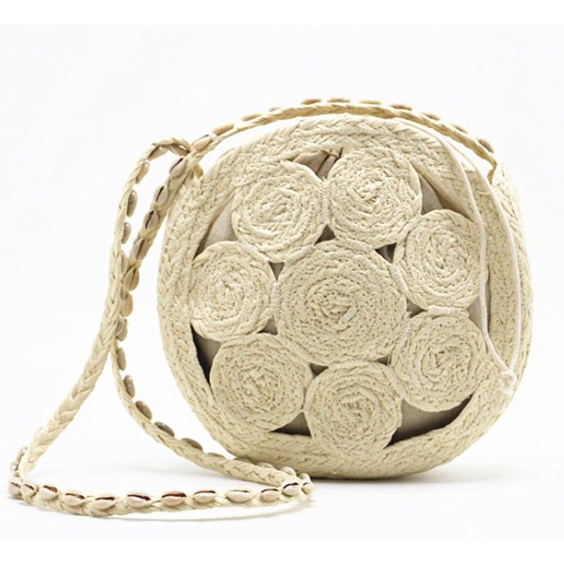 Circle Round Bag - Kadın Tatil 2024 El Dokuma Omuz