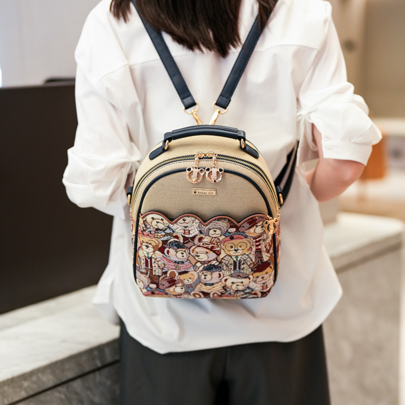 Mini Backpack Women - Mini sırt çantası çizgi film omuz