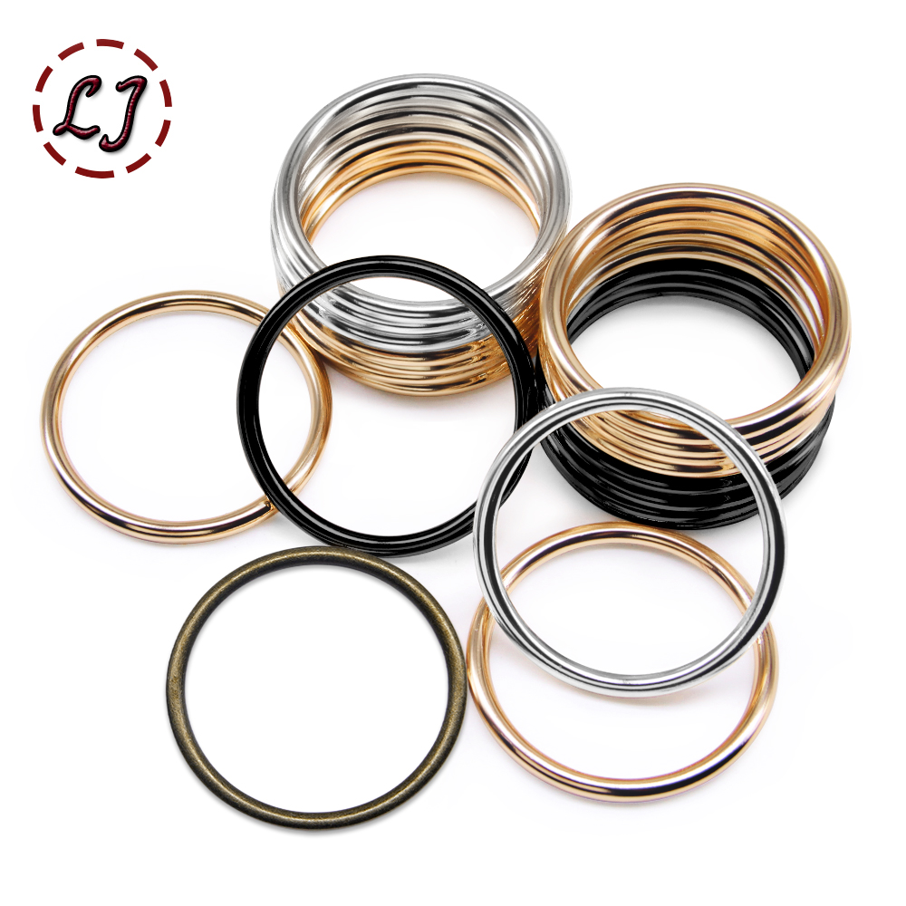 Circle Round Bag - Yeni 10 adet 58mm bronz altın