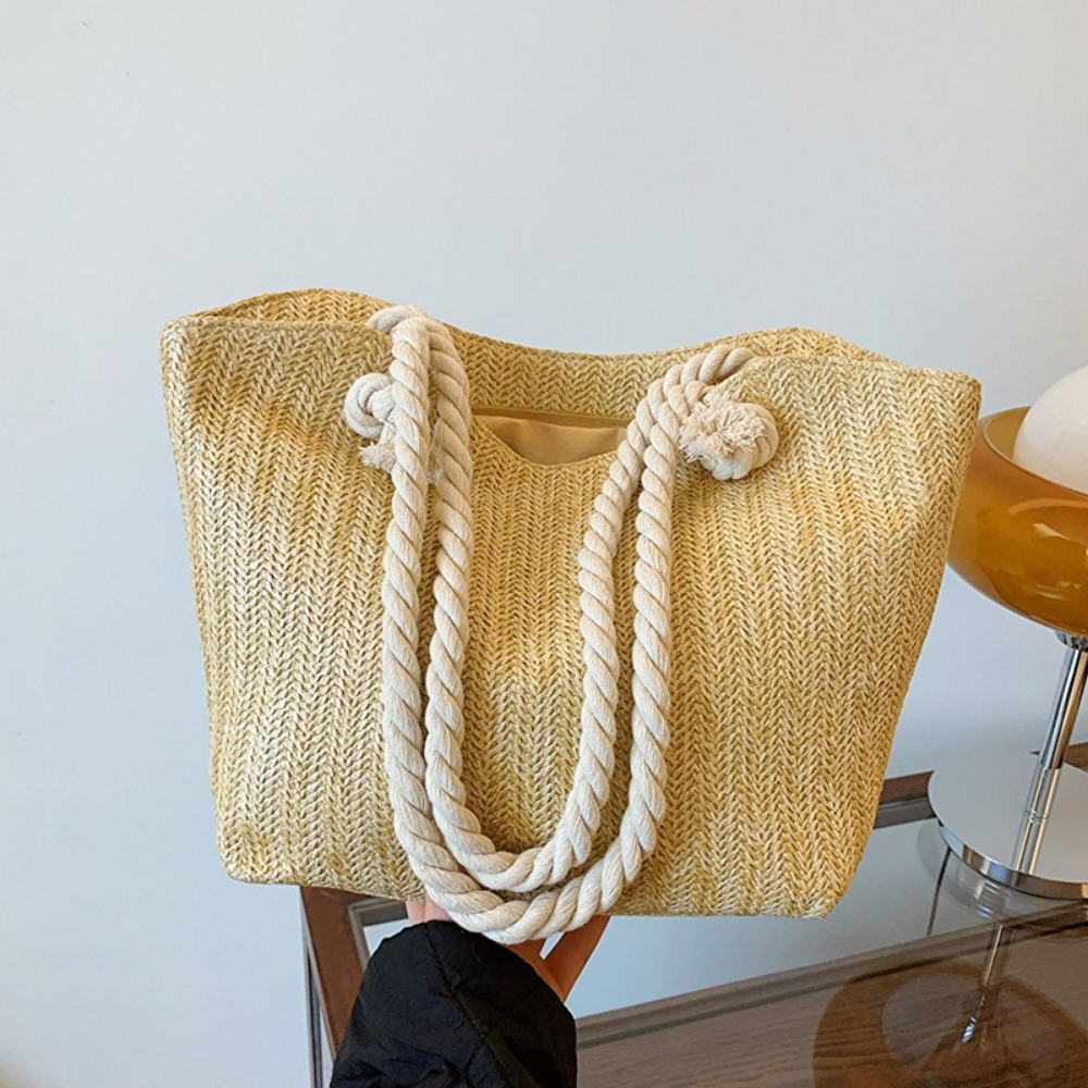 Women'S Raffia Bags - Yeni Yazlık Plaj Çantası Büyük Kapasiteli
