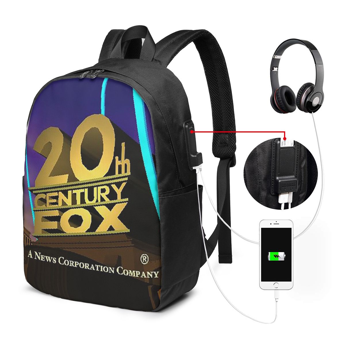 Women Bags For Travel - 20th Century Fox Klasik Sırt Çantası