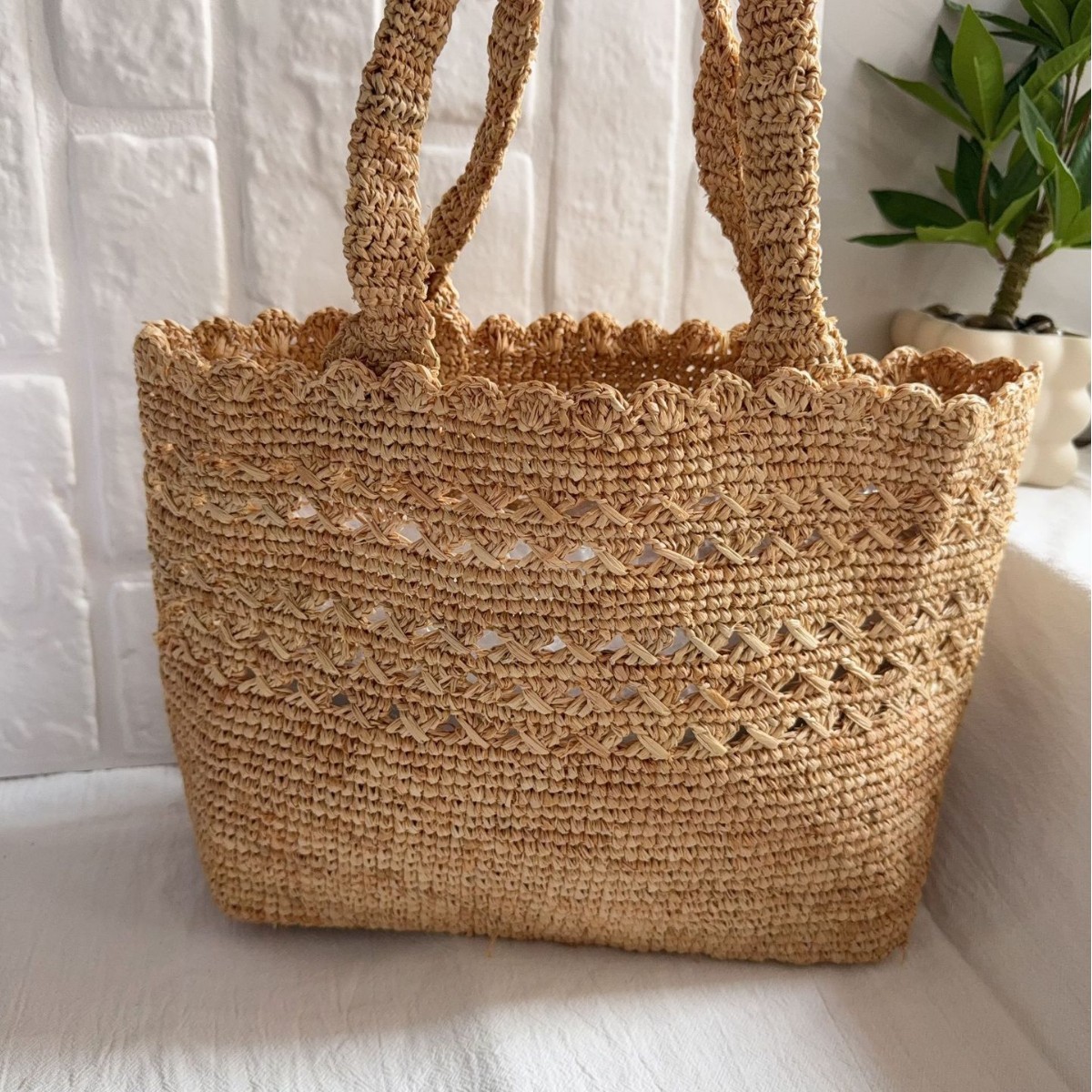 Women'S Raffia Bags - Yaz Rafya Hasır Çanta Içi Boş