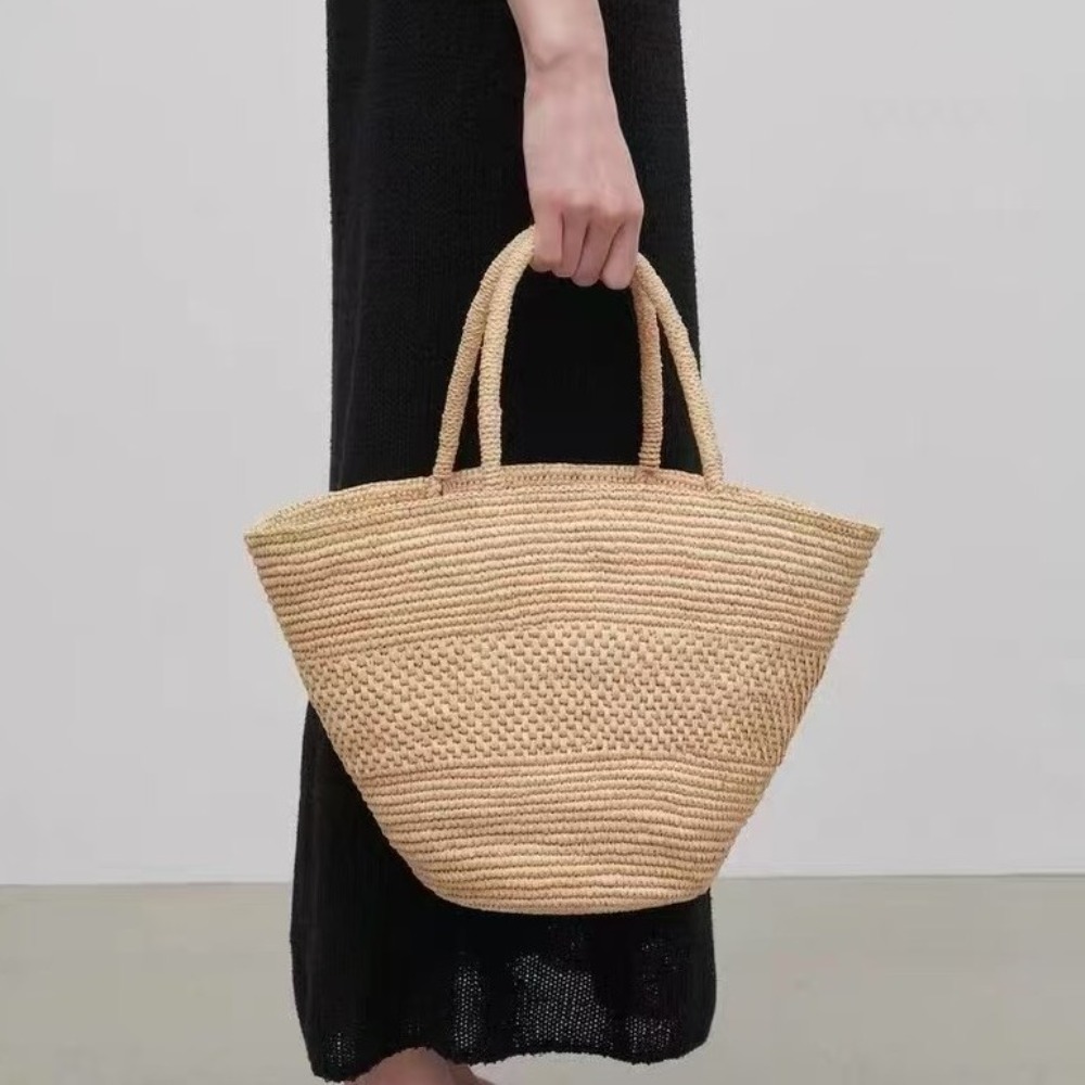 Women'S Raffia Bags - Büyük Kapasiteli Rafya Hasır Çanta Bohemian