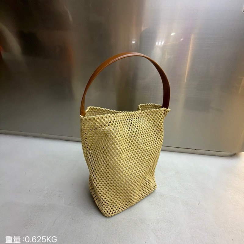 Women'S Raffia Bags - 2026 Yeni Kontrast Renkli Rafya Dokuma