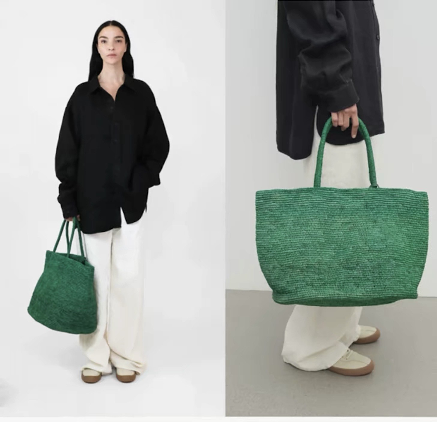 Women'S Raffia Bags - 2026 Yeni Yaz El Yapımı Rafya