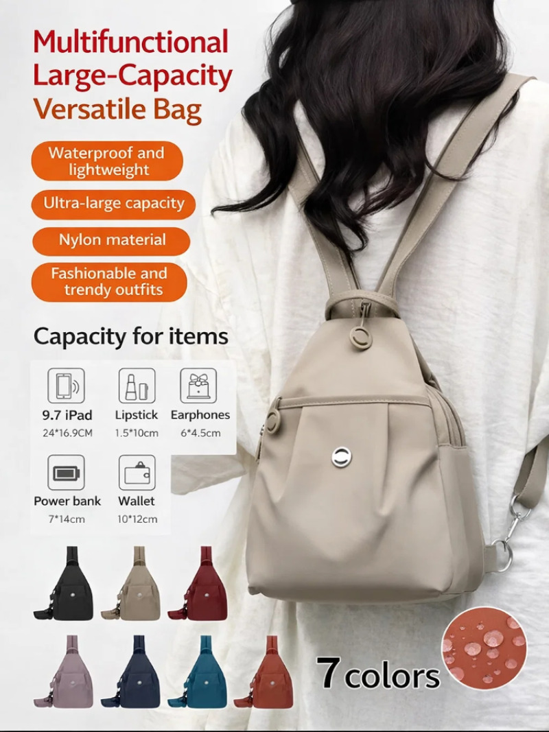 Mini Backpack Women - Kadınlar için Hafif Mini Sırt Çantası,
