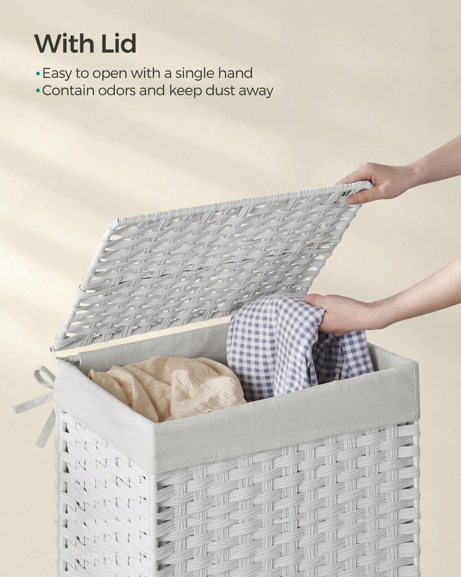 90L El Dokuması Çamaşır Sepeti - Basket Bag Wicker incelemesi ve fiyatı