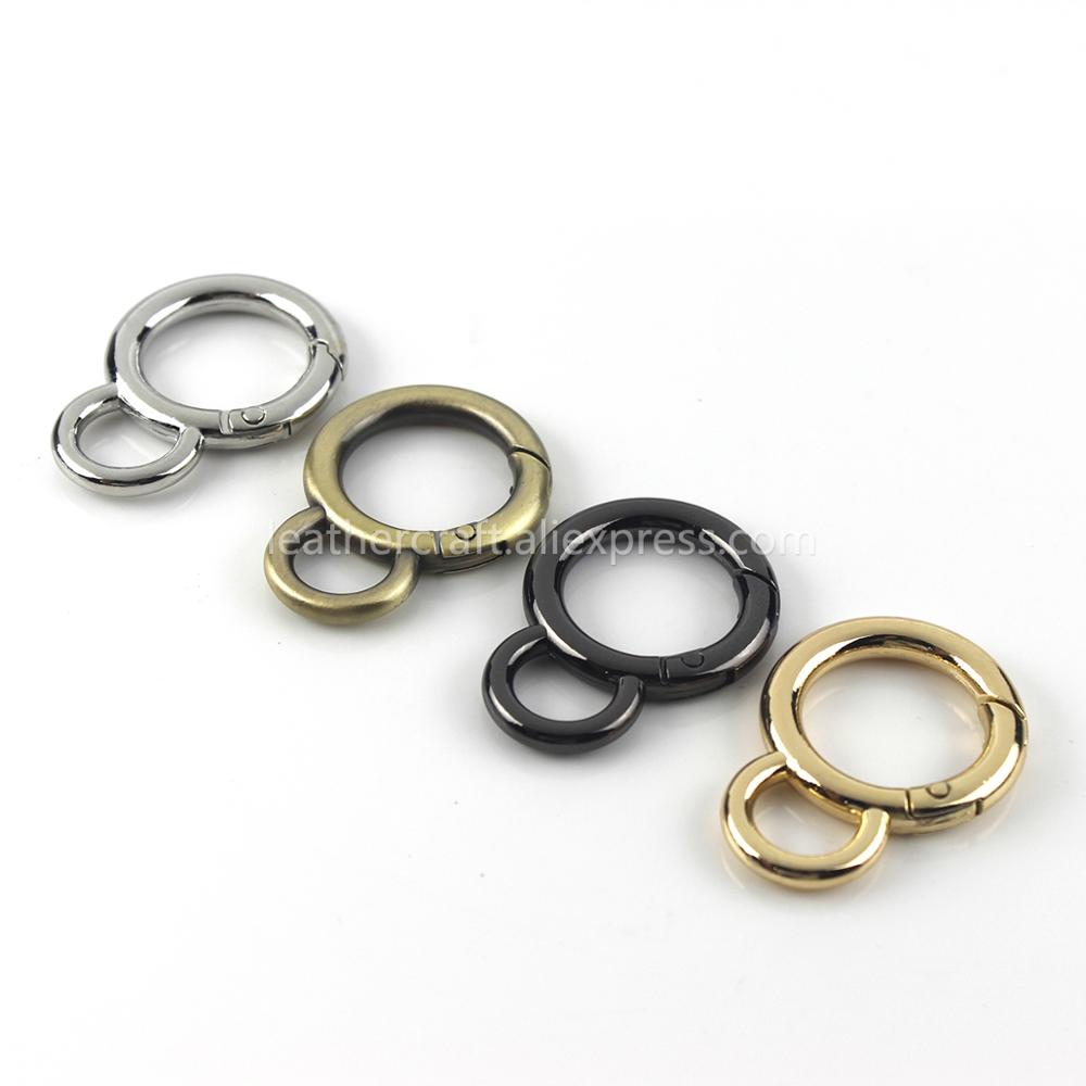 Metal çift daire Snap kanca ba - Circle Round Bag incelemesi ve fiyatı