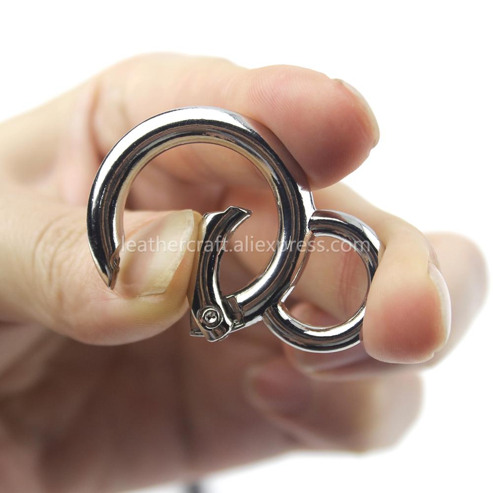 Metal çift daire Snap kanca ba - Circle Round Bag incelemesi ve fiyatı