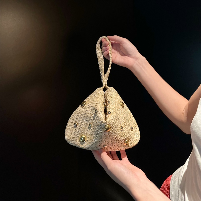 Üçgen Dokuma Hasır Çanta Manye - Women'S Raffia Bags incelemesi ve fiyatı