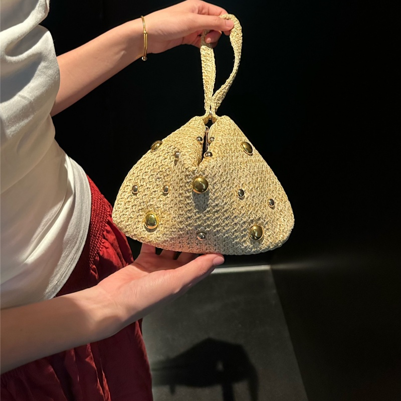 Üçgen Dokuma Hasır Çanta Manye - Women'S Raffia Bags incelemesi ve fiyatı