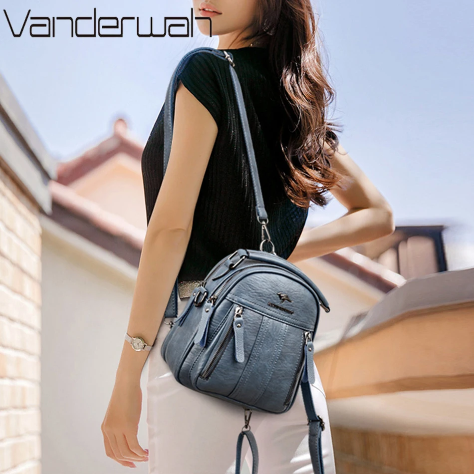 4'ü 1 Arada Deri Sırt Çantalar - Mini Backpack Women incelemesi ve fiyatı