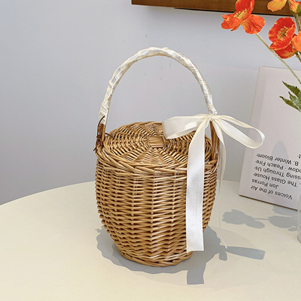 Fransız Tarzı Dokuma El Tipi P - Basket Bag Wicker incelemesi ve fiyatı