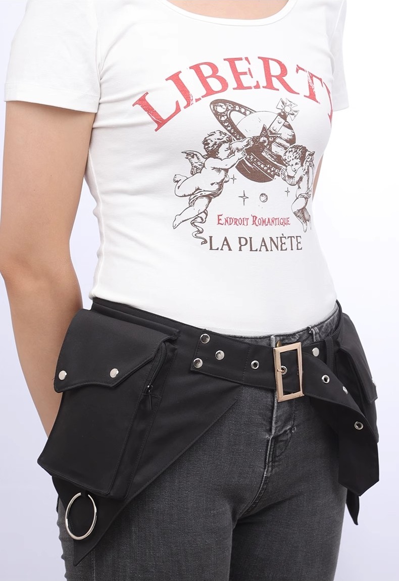 Kadın ortaçağ Punk bel çantası - Women Bags Europe incelemesi ve fiyatı