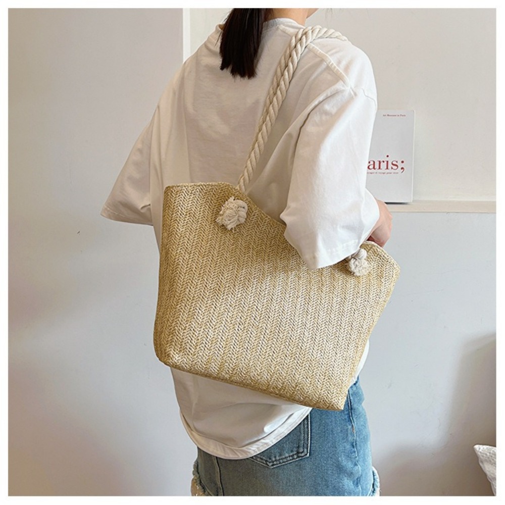 Yeni Yazlık Plaj Çantası Büyük - Women'S Raffia Bags incelemesi ve fiyatı