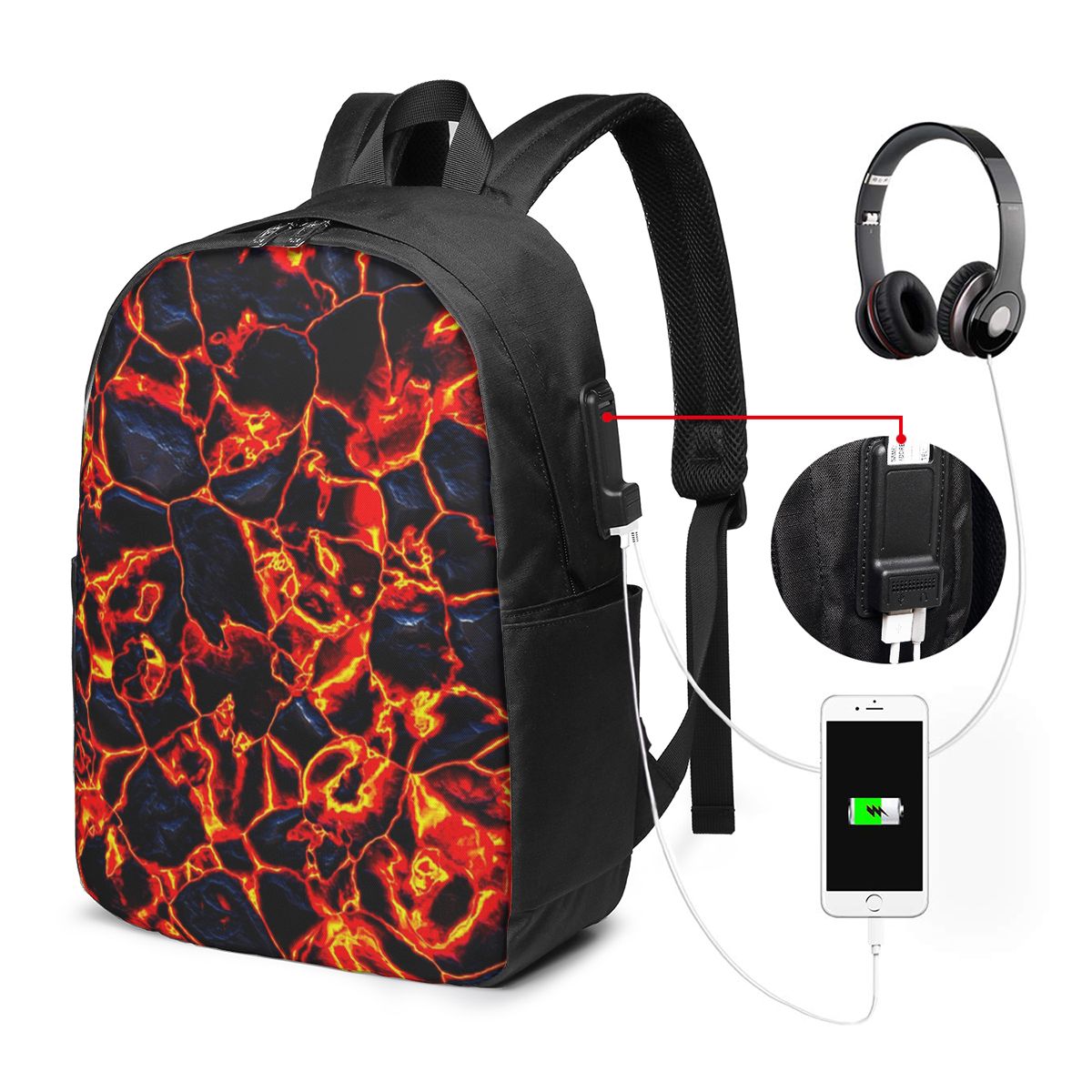 Magma Volkan Lav Ateşi Sırt Ça - Women Bags For Travel incelemesi ve fiyatı