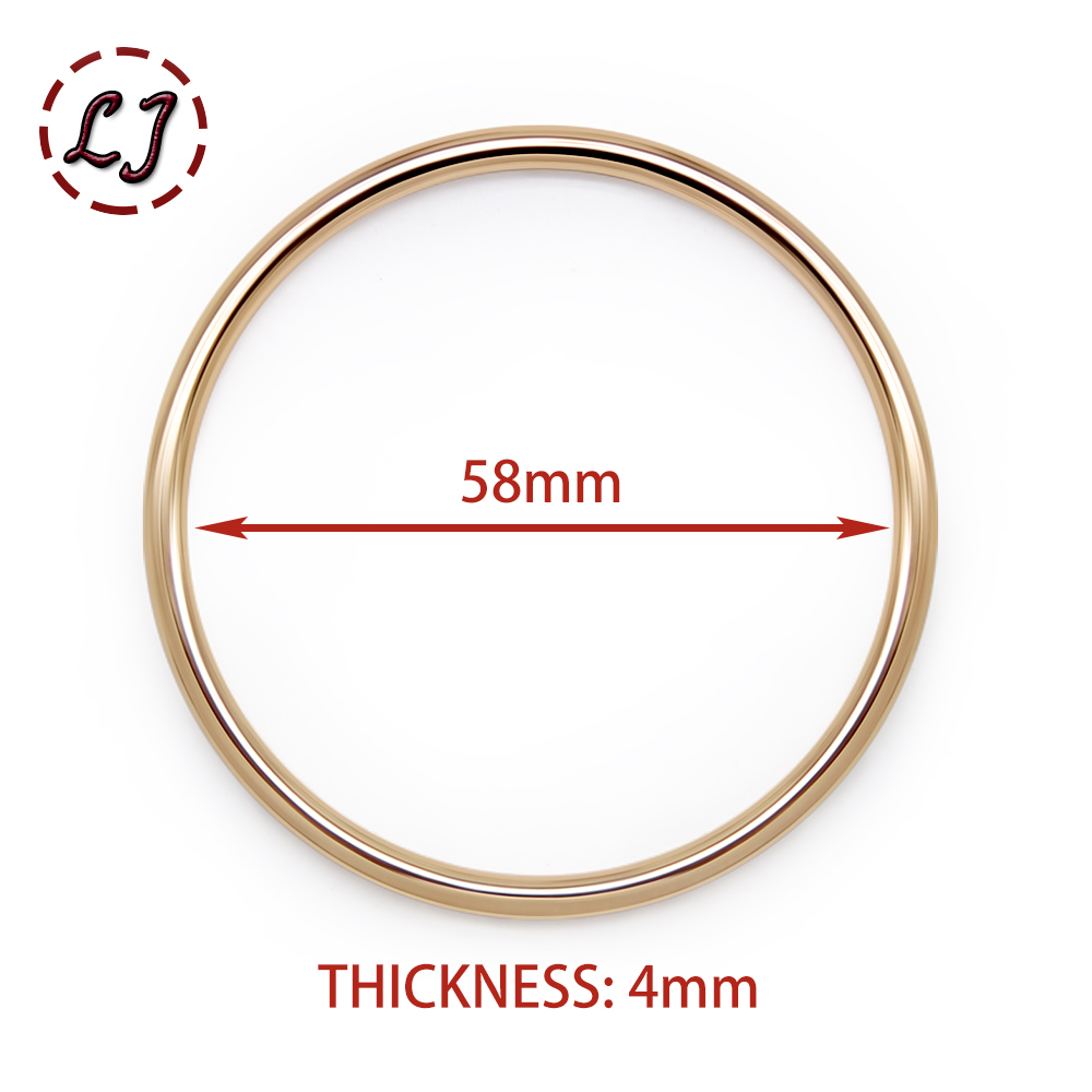 Yeni 10 adet 58mm bronz altın  - Circle Round Bag incelemesi ve fiyatı