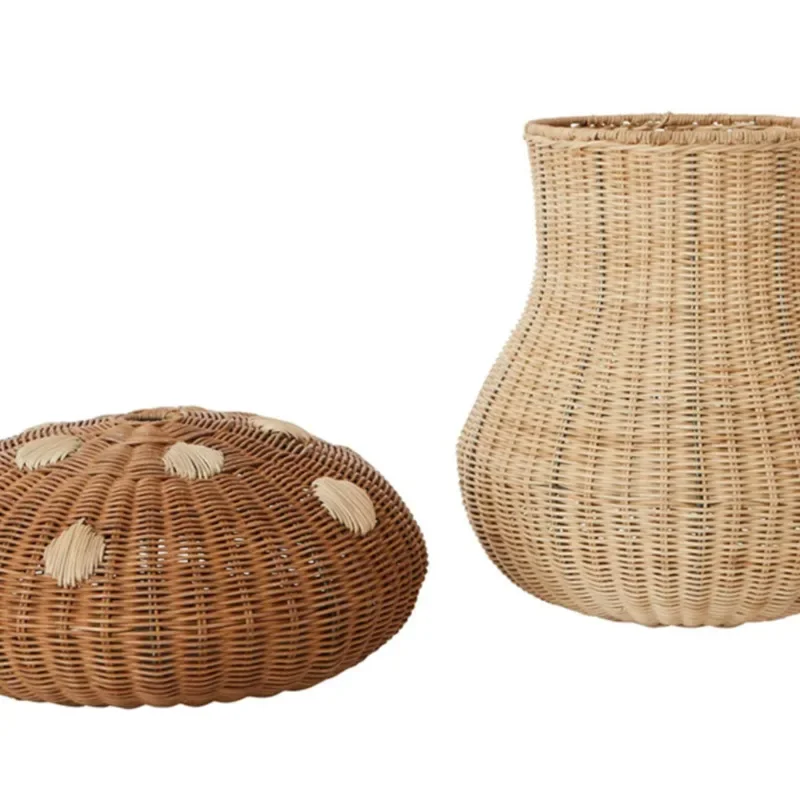 İskandinav Rüzgar Rattan Dokum - Basket Bag Wicker incelemesi ve fiyatı