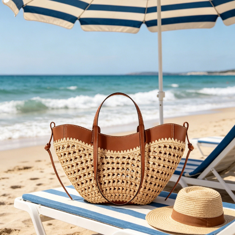 2026 Yazlık Oymalı Rafya ve PU - Women'S Raffia Bags incelemesi ve fiyatı