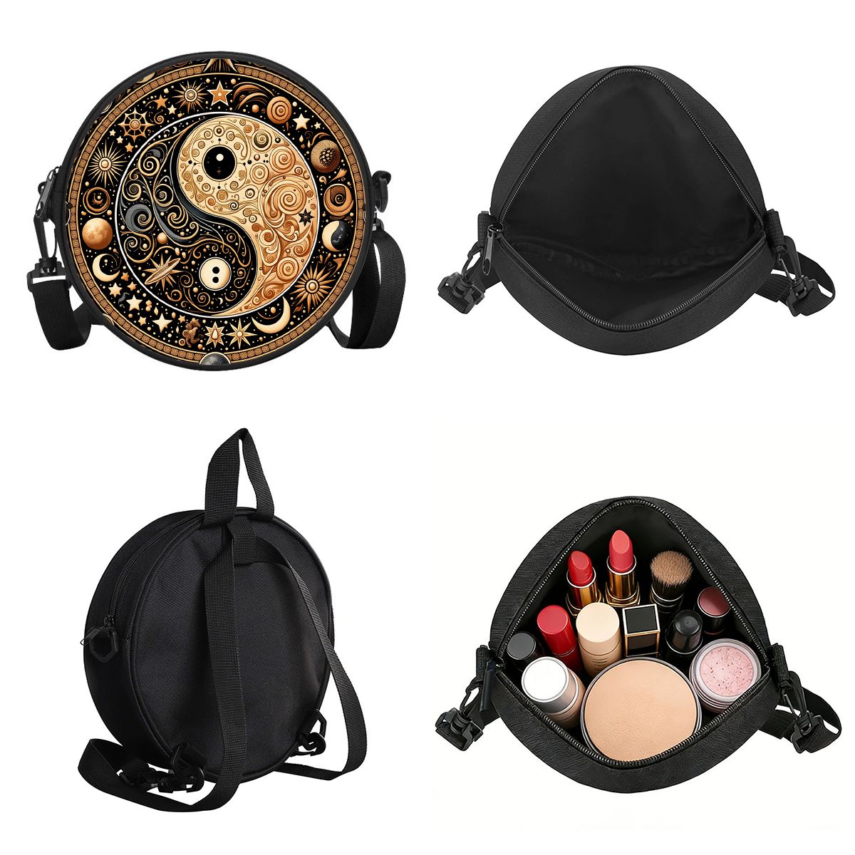 Sekiz Trigram Baskılı Kadın Yu - Circle Round Bag incelemesi ve fiyatı