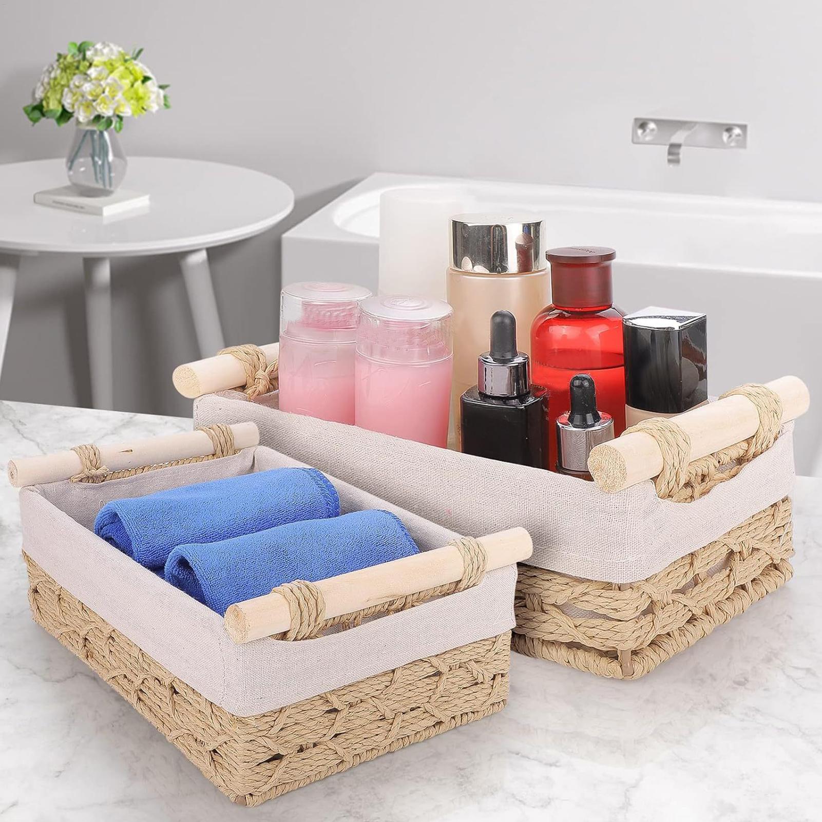 Kulplu ve Astarlı Saklama Sepe - Basket Bag Wicker incelemesi ve fiyatı