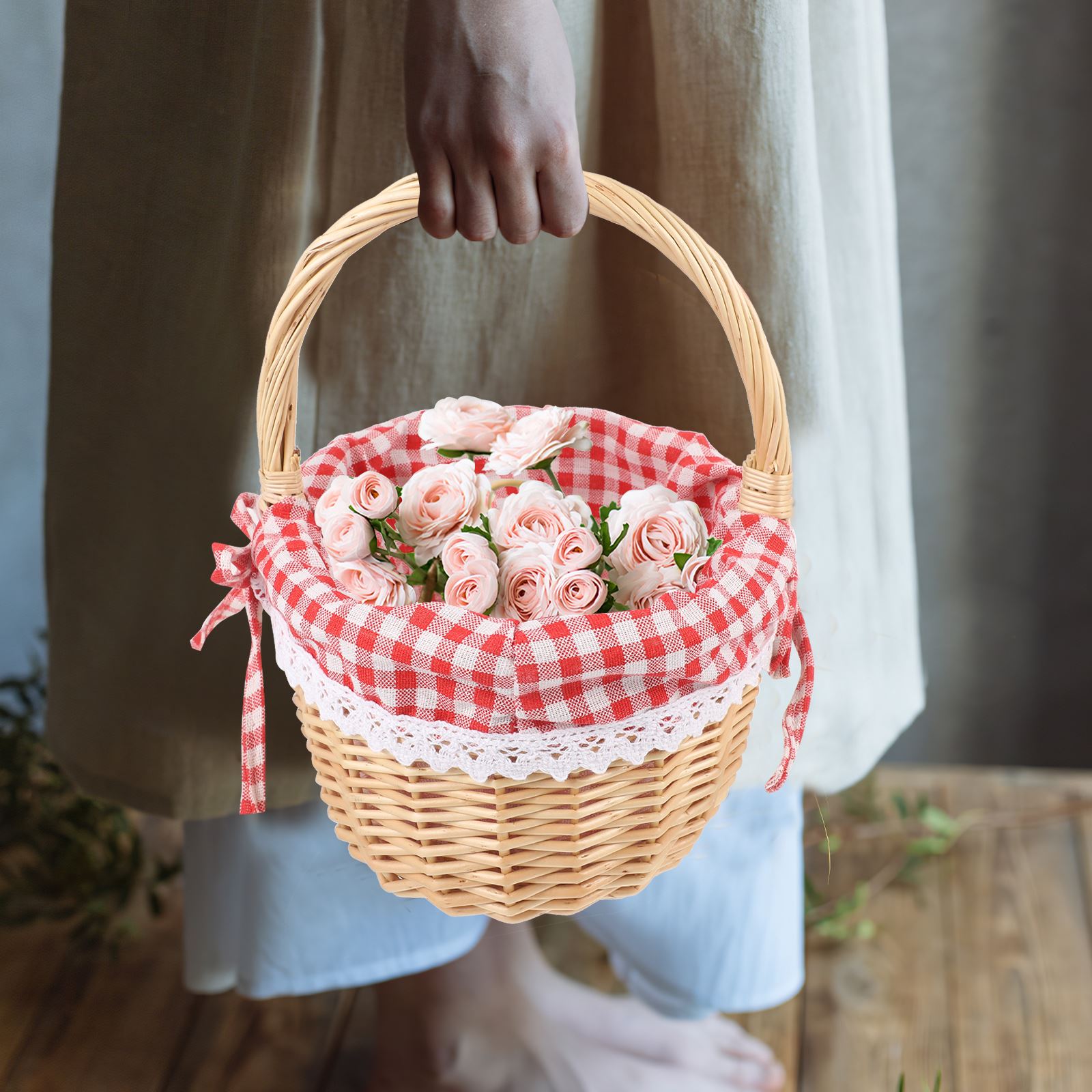 Zerodeko Kırmızı Başlıklı Kız  - Basket Bag Wicker incelemesi ve fiyatı