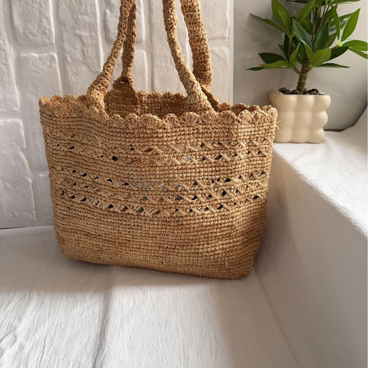 Yaz Rafya Hasır Çanta Içi Boş  - Women'S Raffia Bags incelemesi ve fiyatı