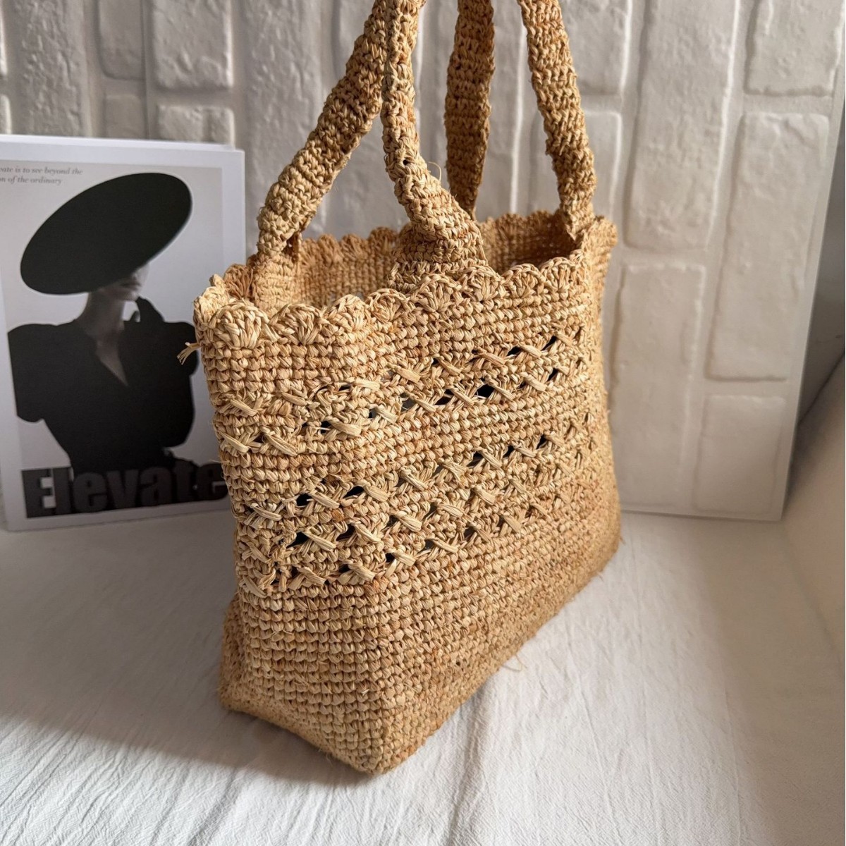 Yaz Rafya Hasır Çanta Içi Boş  - Women'S Raffia Bags incelemesi ve fiyatı