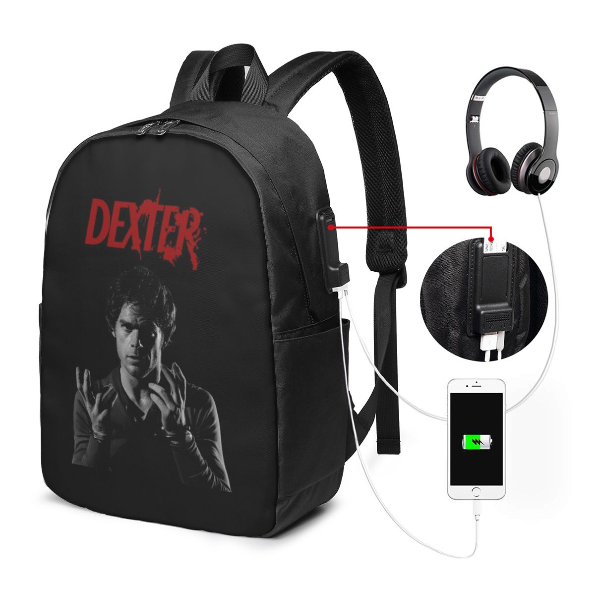 Film Dexter Morgan Sırt Çantas - Women Bags For Travel incelemesi ve fiyatı
