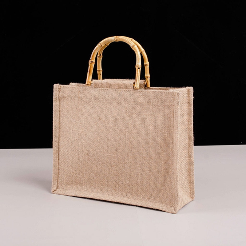 Taşınabilir çuval bezi jüt alı - Women Bags Jute incelemesi ve fiyatı