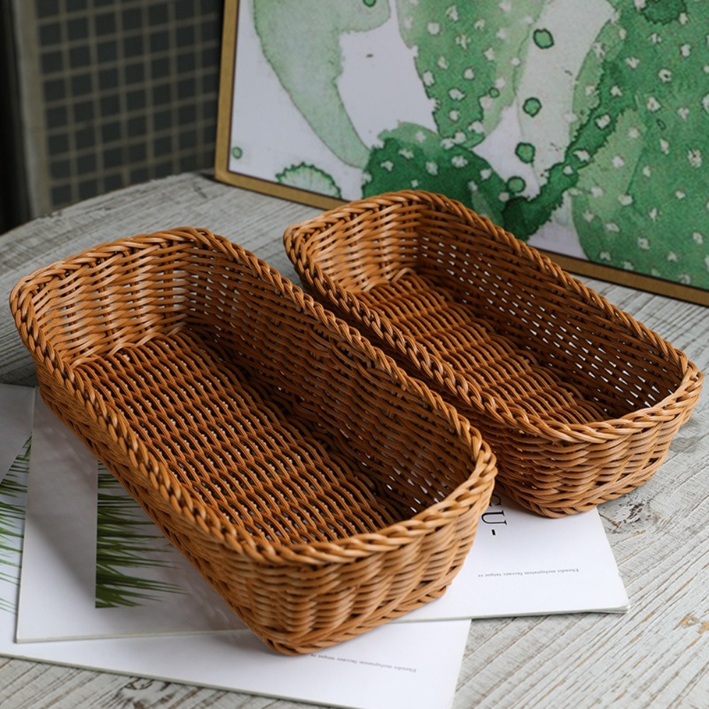 Taklit Rattan Depolama Sepeti  - Basket Bag Wicker incelemesi ve fiyatı