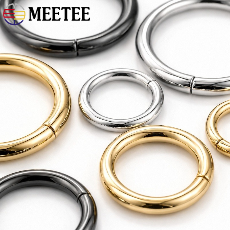 10/20 adet 20-50mm Metal O Rin - Circle Round Bag incelemesi ve fiyatı