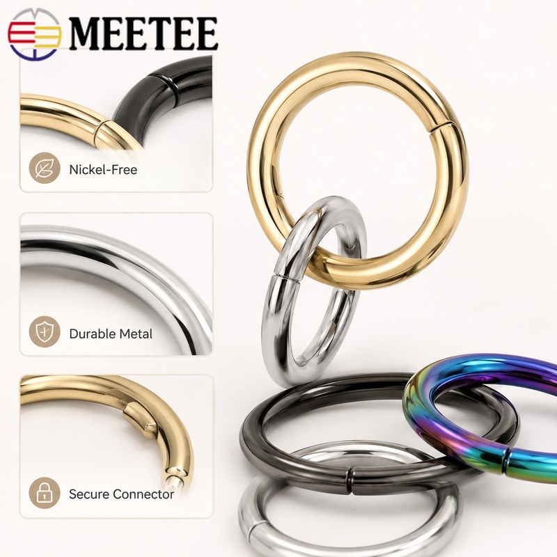 10/20 adet 20-50mm Metal O Rin - Circle Round Bag incelemesi ve fiyatı