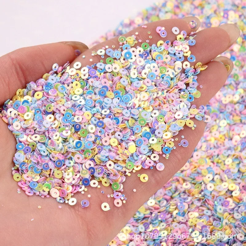 2mm 3mm 4mm Hologram Lazer Pay - Circle Round Bag incelemesi ve fiyatı
