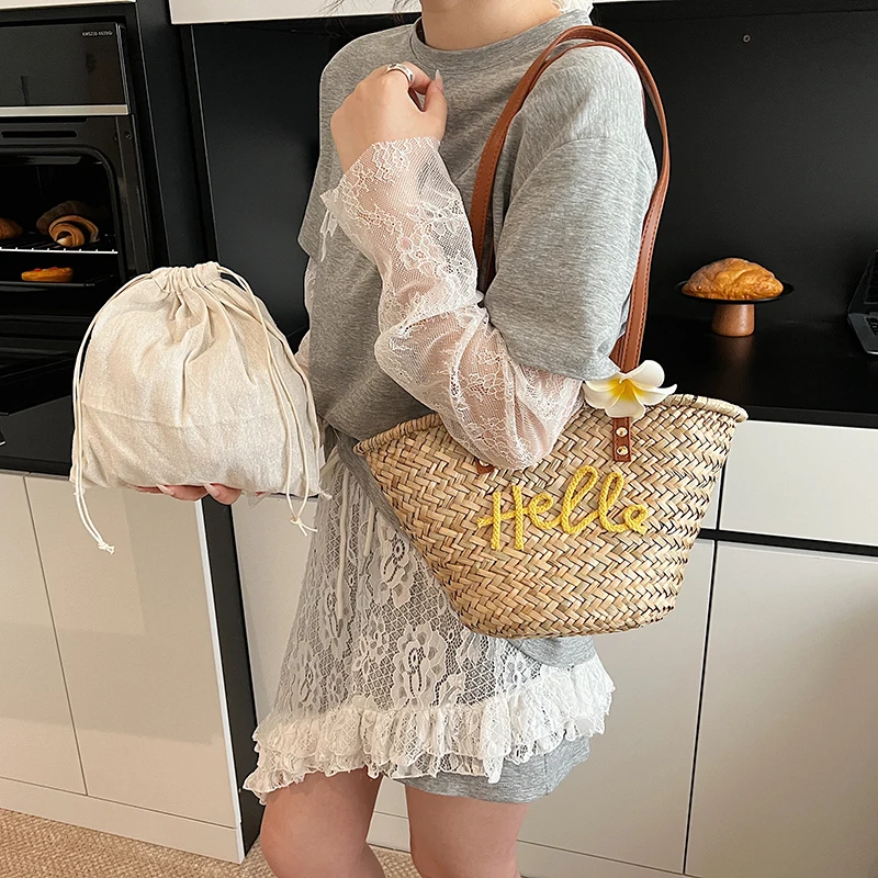Rahat Hasır Dokuma Sepet Çanta - Basket Bag Wicker incelemesi ve fiyatı